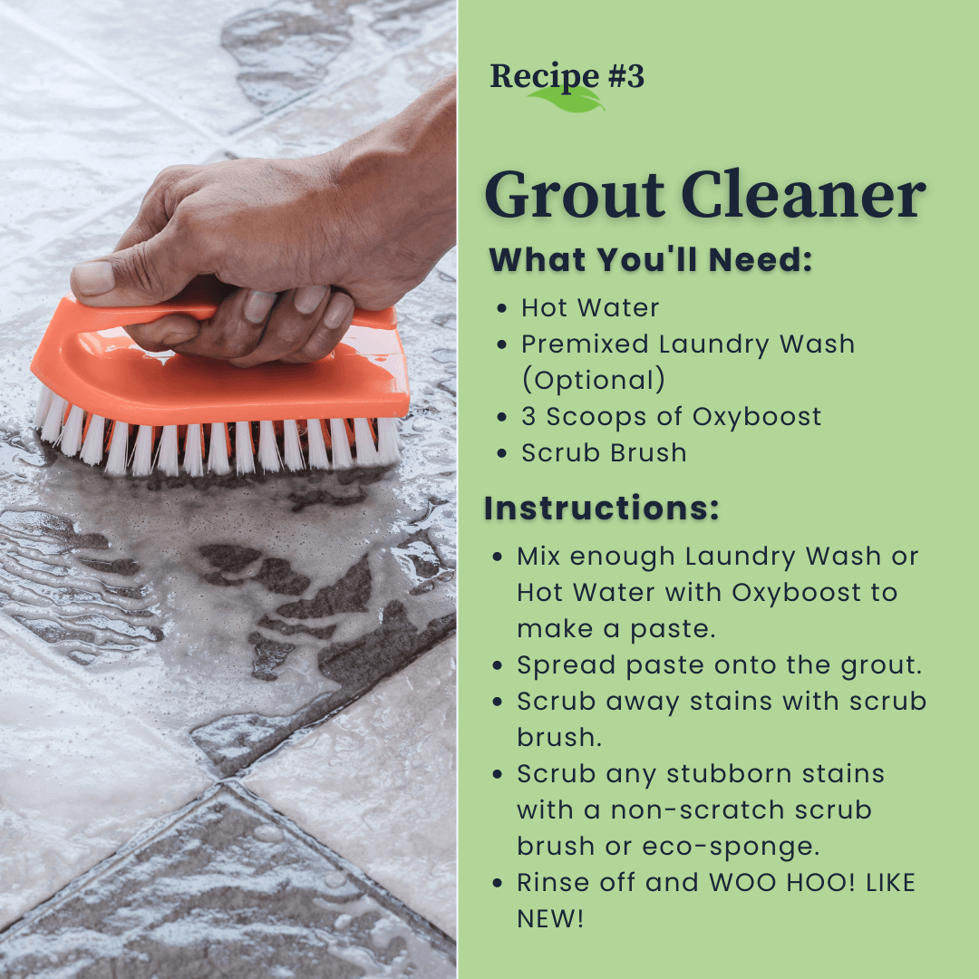 Grout cleaner recipe